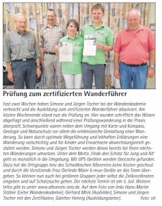 Wanderführer-Lehrgang IsnyAktuell 25_2015